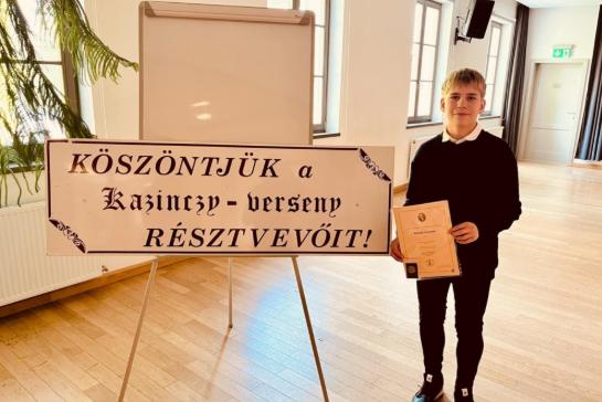 Bronzrem a Kazinczy-verseny dntjben