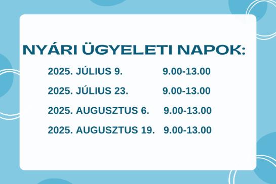 Nyri gyelet - 2025